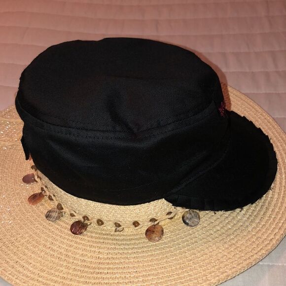 American Girl OS Black Red Embroidered Star American Girl New York Black Cap - Picture 4 of 9